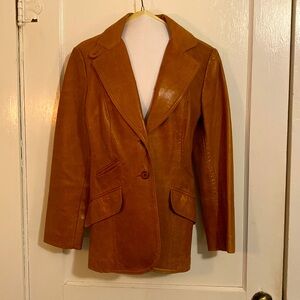 Vintage 70’s Leather Blazer
